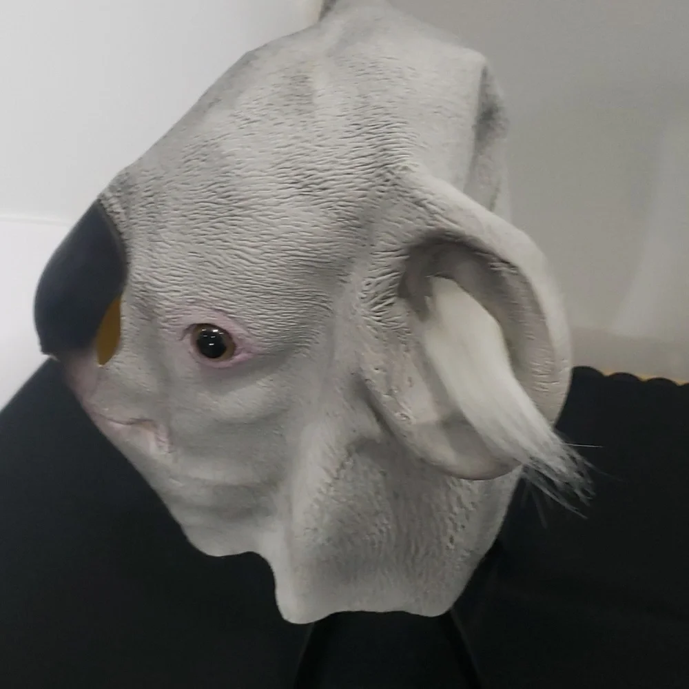 Koala Bear Rubber Face Mask Halloween NWOT